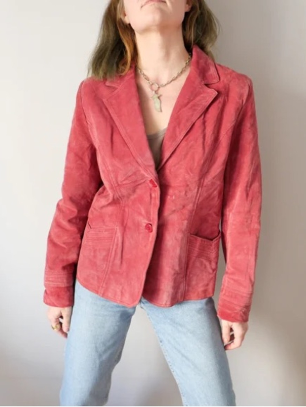 Brandon Thomas Dusty Rose Corduroy Blazer